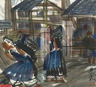 File PSD Tranh sơn dầu phương tây tổng hợp STS74597 (gốc) cho designer