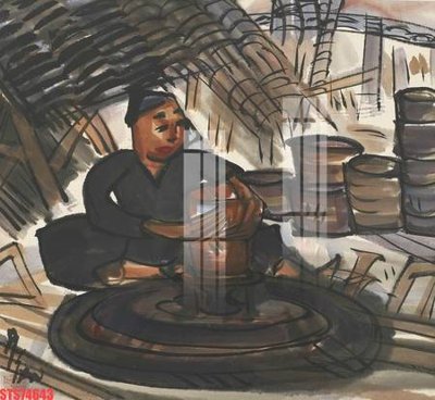 Ảnh gốc Tranh sơn dầu phương tây tổng hợp STS74643 (độ nét cao) in tráng gương