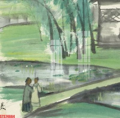 File gốc Tranh sơn dầu phương tây tổng hợp STS74664 (trang trí) phòng ngủ