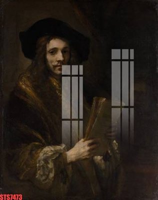 File in trần Tranh sơn dầu phương tây tổng hợp STS7473 (bản gốc) mây trời