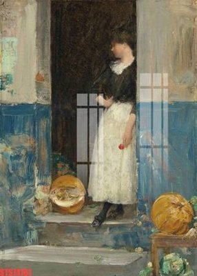 File tranh Tranh sơn dầu phương tây tổng hợp STS74761 (gốc) chủ đề con người