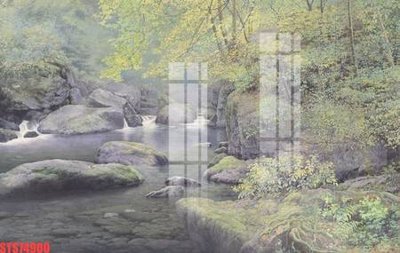 File in lụa Tranh sơn dầu phương tây tổng hợp STS74900 (hoa văn) Tranh sơn dầu phương tây tổng hợp STS74900