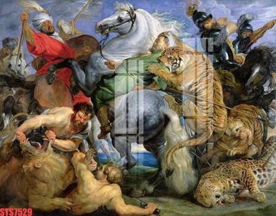 File PSD Tranh sơn dầu phương tây tổng hợp STS7529 (bản gốc) đã tách nền