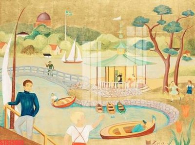 File in trần Tranh sơn dầu phương tây tổng hợp STS75661 (bản gốc) đại dương