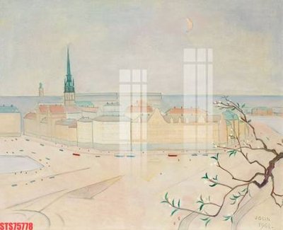 Download file gốc Tranh sơn dầu phương tây tổng hợp STS75778 (in lụa) cao cấp