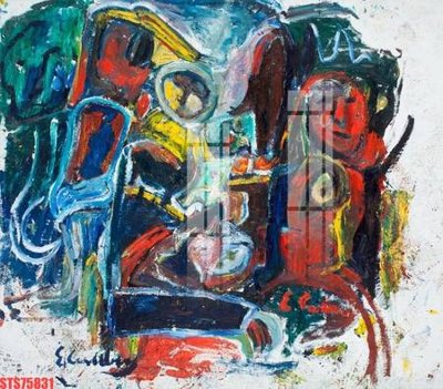 File tranh ảnh gốc Tranh sơn dầu phương tây tổng hợp STS75831 dùng cho in khổ lớn