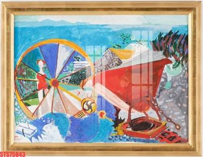 Download file Tranh sơn dầu phương tây tổng hợp STS75843 (gốc) cho xưởng in