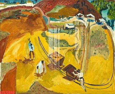 Hình ảnh file gốc in trần nhà Tranh sơn dầu phương tây tổng hợp STS75846