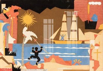 File in trần Tranh sơn dầu phương tây tổng hợp STS75947 (bản gốc) hoa văn