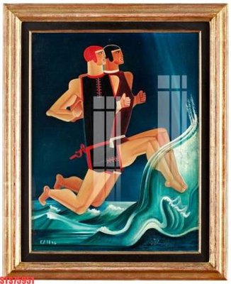 File tranh Tranh sơn dầu phương tây tổng hợp STS75951 (bản gốc) trang trí văn phòng