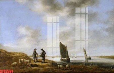 Tải file Tranh sơn dầu phương tây tổng hợp STS7597 (gốc) chủ đề hoa sen