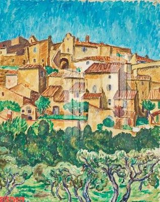 File gốc Tranh sơn dầu phương tây tổng hợp STS75979 (in lụa) tranh mã đáo