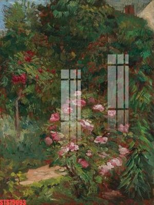 File PSD Tranh sơn dầu phương tây tổng hợp STS75993 (bản gốc) đã tách nền