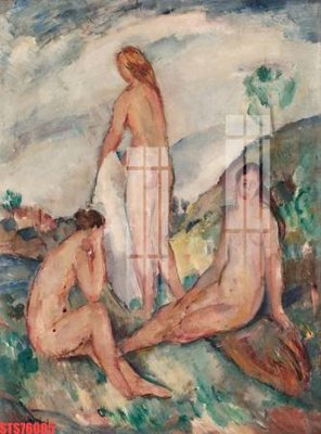 File ảnh Tranh sơn dầu phương tây tổng hợp STS76005 (gốc) in PP, decal