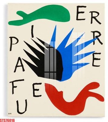 File in trần Tranh sơn dầu phương tây tổng hợp STS76016 (bản gốc) bầu trời