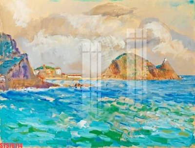 File ảnh Tranh sơn dầu phương tây tổng hợp STS76114 (gốc) in PP, decal