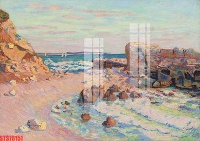 File gốc Tranh sơn dầu phương tây tổng hợp STS76151 (in lụa) tranh phong thủy