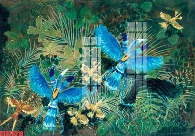 File gốc Tranh sơn dầu phương tây tổng hợp STS76218 (thiết kế) độc quyền