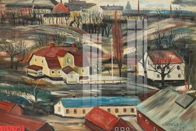 File in trần Tranh sơn dầu phương tây tổng hợp STS76259 (bản gốc) 5D