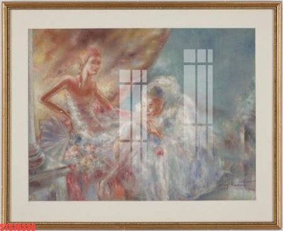 File tranh in tráng gương Tranh sơn dầu phương tây tổng hợp STS76339 (siêu nét)