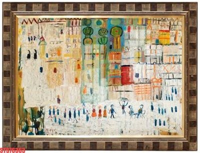 File PSD Tranh sơn dầu phương tây tổng hợp STS76363 (bản gốc) cho nhà in