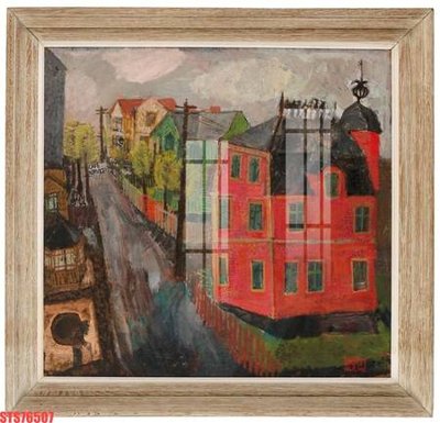 File gốc Tranh sơn dầu phương tây tổng hợp STS76507 (in lụa) tranh thuận buồm