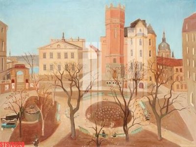 File tranh Tranh sơn dầu phương tây tổng hợp STS76520 (ảnh gốc) độ nét vượt trội