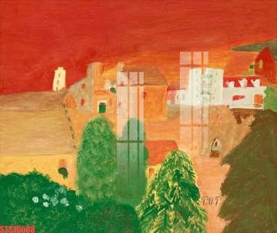 Download file Tranh sơn dầu phương tây tổng hợp STS76598 (gốc) in mica ốp bếp