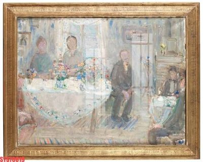 File gốc Tranh sơn dầu phương tây tổng hợp STS76619 (in lụa) cao cấp