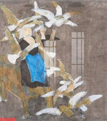 Mua file tranh gốc Tranh sơn dầu phương tây tổng hợp STS76638 tại Filetranh.com