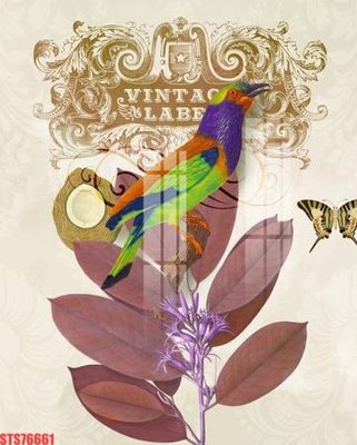 Download file gốc Tranh sơn dầu phương tây tổng hợp STS76661 (in mica) trang trí