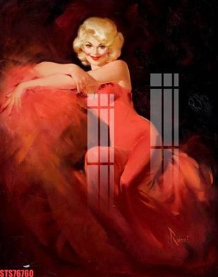 File tranh gốc PSD Tranh sơn dầu phương tây tổng hợp STS76760 còn nguyên layer