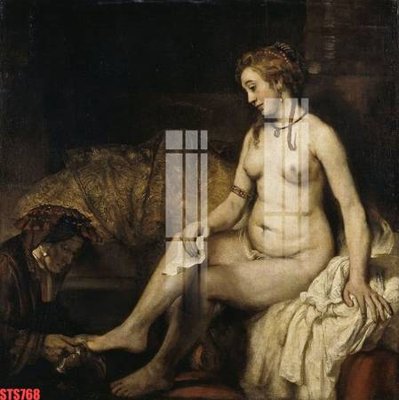 File ảnh Tranh sơn dầu phương tây tổng hợp STS768 (gốc) in PP, decal