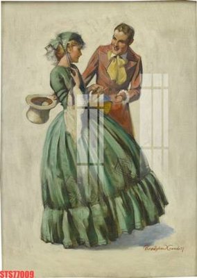 Tải về file tranh gốc Tranh sơn dầu phương tây tổng hợp STS77009 (để in quảng cáo)