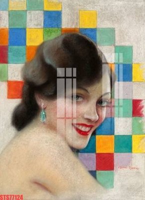 Hình ảnh file gốc in lụa Tranh sơn dầu phương tây tổng hợp STS77124