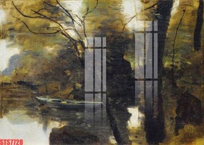 Tải file Tranh sơn dầu phương tây tổng hợp STS7728 (gốc) chủ đề hoa sen