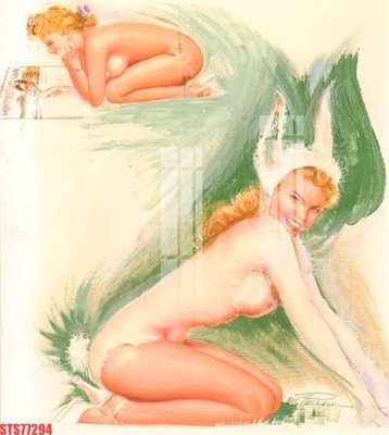 File tranh Tranh sơn dầu phương tây tổng hợp STS77294 (bản gốc) treo quán cafe