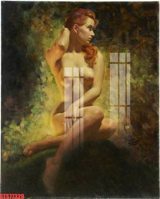 File tranh Tranh sơn dầu phương tây tổng hợp STS77329 (gốc) in vải canvas