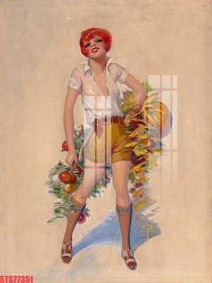 File gốc Tranh sơn dầu phương tây tổng hợp STS77351 (in lụa) trang trí tường