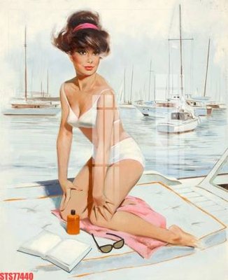 File in trần Tranh sơn dầu phương tây tổng hợp STS77440 (bản gốc) mây trời