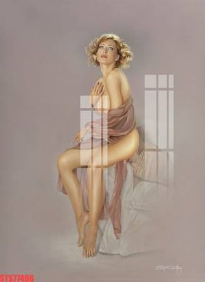 File tranh Tranh sơn dầu phương tây tổng hợp STS77496 (bản gốc) treo tường