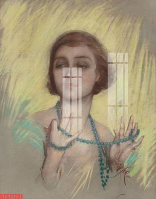 File tranh PSD Tranh sơn dầu phương tây tổng hợp STS77731 chất lượng cao