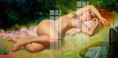 File in trần Tranh sơn dầu phương tây tổng hợp STS77757 (bản gốc 3D) sống động