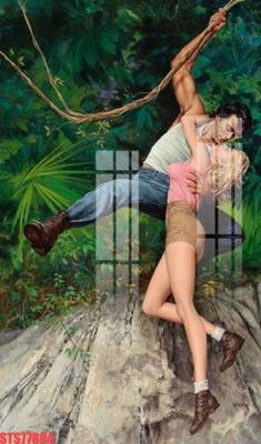 Ảnh gốc Tranh sơn dầu phương tây tổng hợp STS77894 (nét căng) in mica