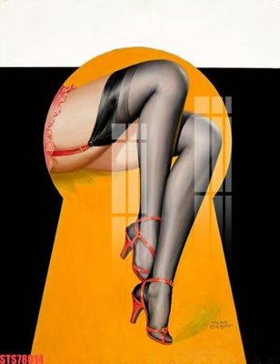 File PSD Tranh sơn dầu phương tây tổng hợp STS78014 (bản gốc) đã tách nền