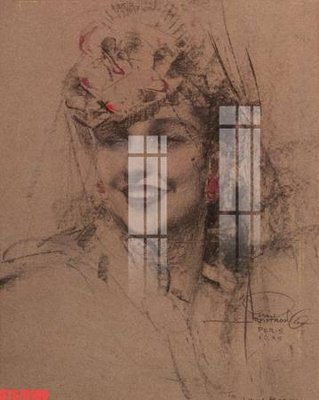 File gốc Tranh sơn dầu phương tây tổng hợp STS78100 (in lụa) cao cấp