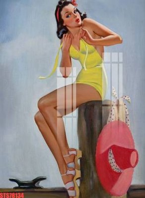 File in ấn Tranh sơn dầu phương tây tổng hợp STS78134 chuyên nghiệp