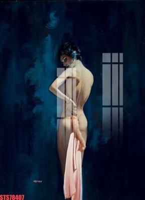 Ảnh gốc Tranh sơn dầu phương tây tổng hợp STS78407 (nét căng) in mica