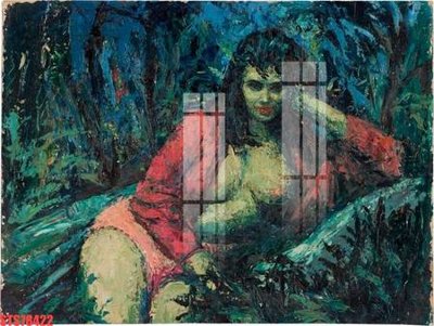 File tranh PSD Tranh sơn dầu phương tây tổng hợp STS78422 chất lượng cao