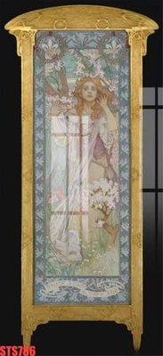 File gốc Tranh sơn dầu phương tây tổng hợp STS786 (in mica) cắt laser